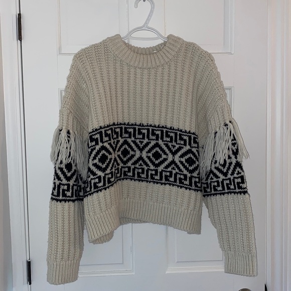 H&M Fringe Sweater - Picture 1 of 2